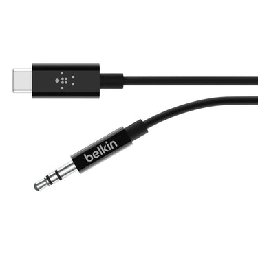 Belkin RockStar 3.5mm Audio Cable with USB-C Connector, 0.9m universally compatible - Black